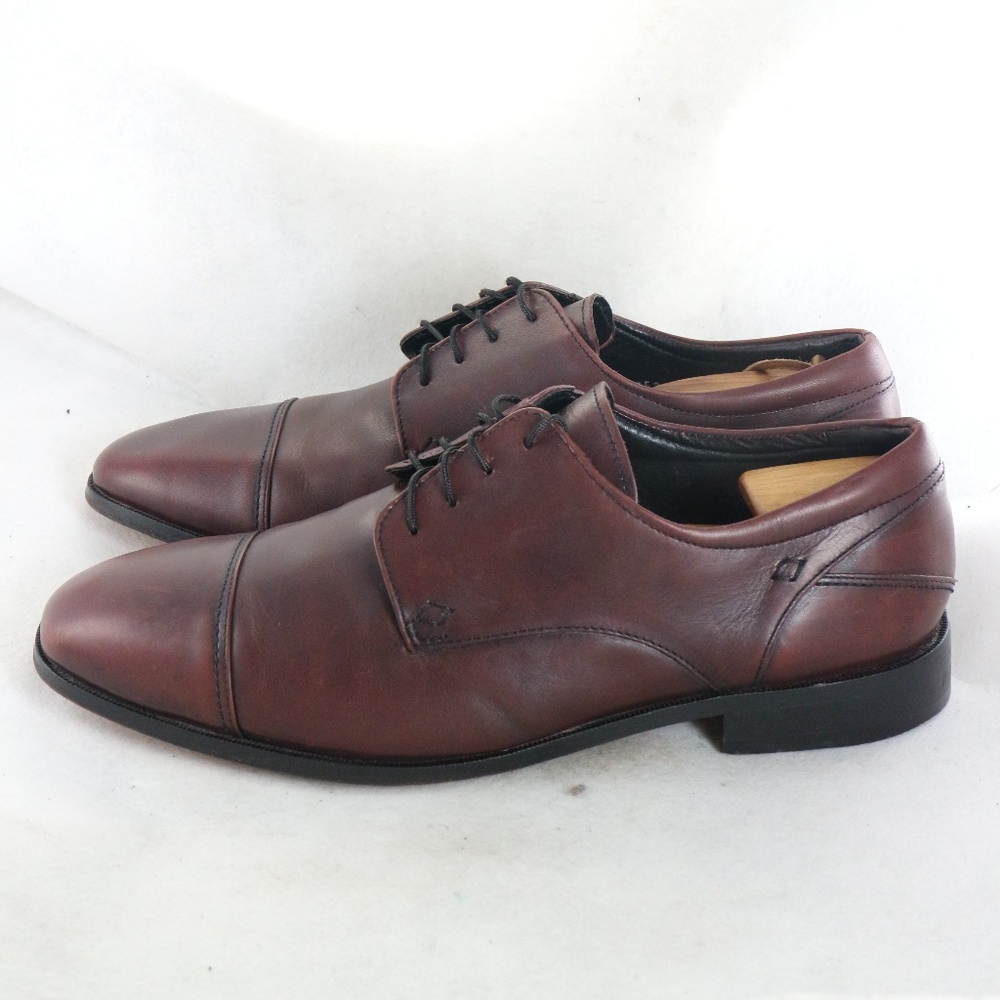 FLORSHEIM Welles Burgundy Cap Toe Oxford Shoes Sz 15 3E - Picture 4 of 8